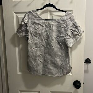 Club Monaco pinstripe top